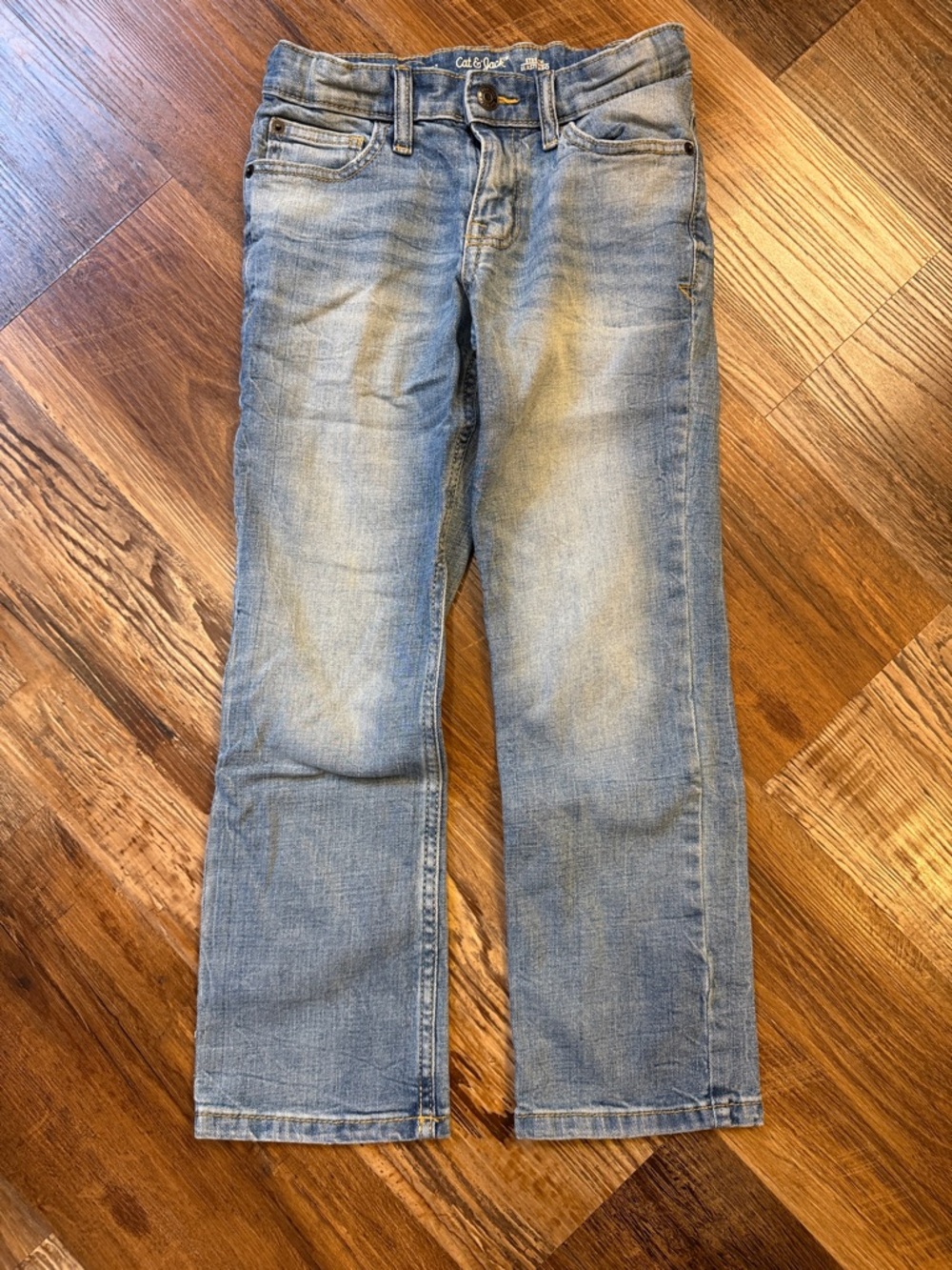 Cat & Jack Light Blue Straight-Leg Kids Jeans